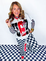 Queen of Sparkles- UGA Metallic Word with Icons Tee