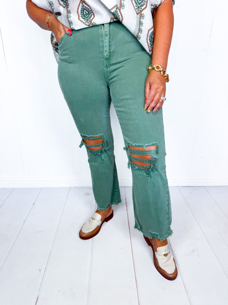 Sage Serenity High Rise Jeans