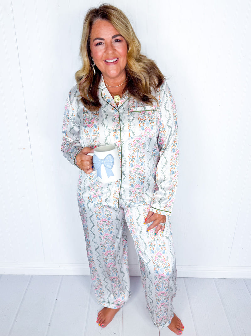 Mary Square- Charlotte PJ Set- Ivy Lane Ivory
