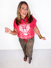 Leopard Luxe Wide Leg Jeans