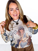 Designer Dreams Italian Knit Top