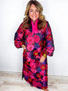 Winter Blooms Maxi Dress