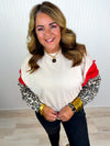 Harley French Terry Leopard Top