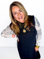 Rock and Roll Mesh Layering Top