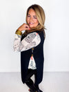 Midnight Magic Open Layering Sweater