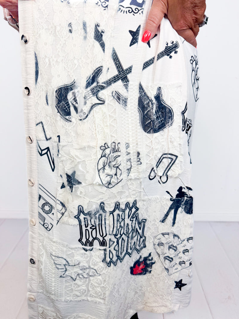 Rock and Roll Midi Dress