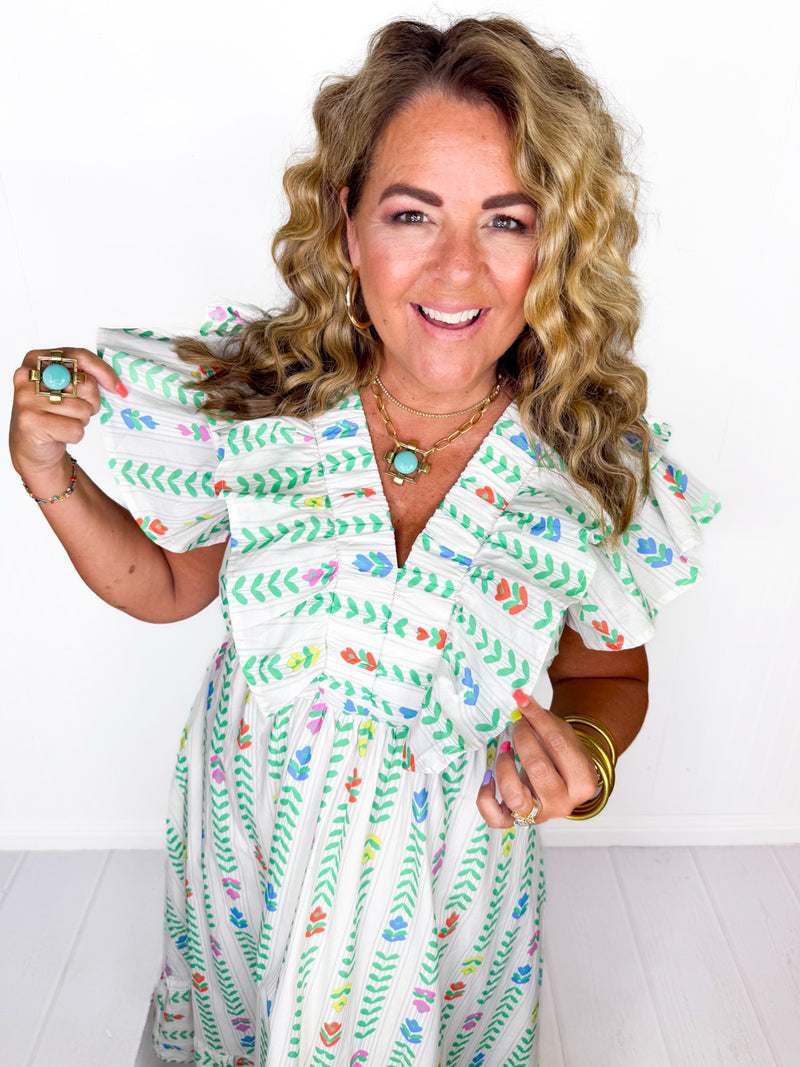 Spin Me Sweetly Midi Dress