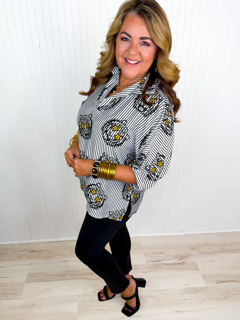 Tiger Queen Top- Adrienne