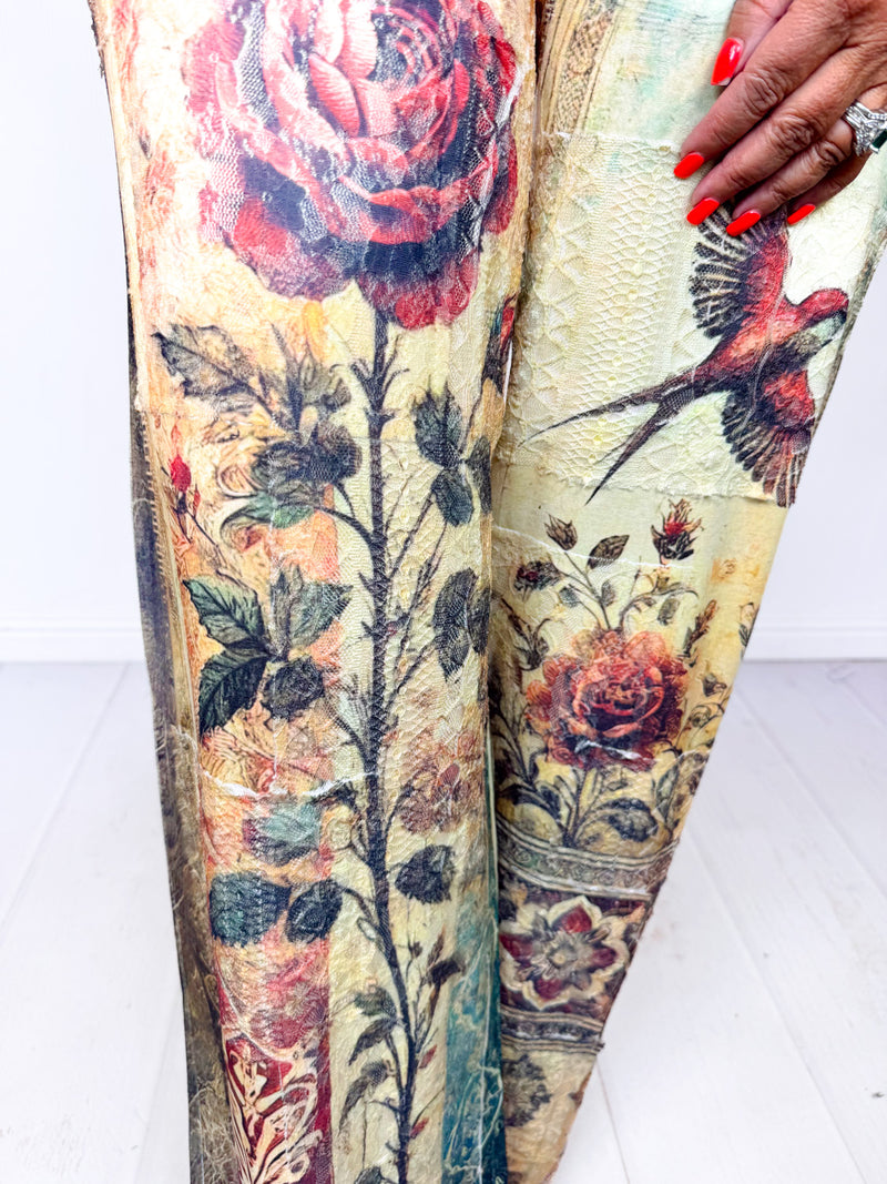 Birds Of A Feather Wide Leg Pants