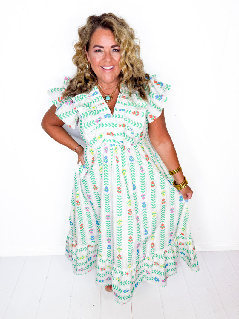 Spin Me Sweetly Midi Dress
