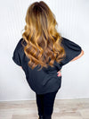 Shimmer and Sleigh Top- Black