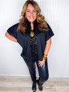 Shimmer and Sleigh Top- Black