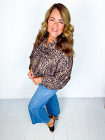 Cheetah Glam Bubble Top