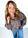 Cheetah Glam Bubble Top