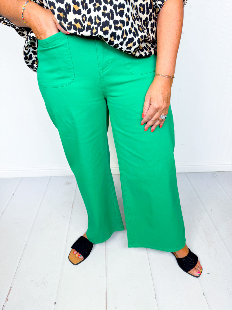 Forest Fall Denim Trousers