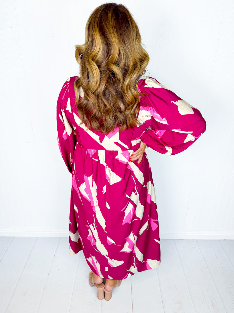 Magenta Moment Maxi Dress