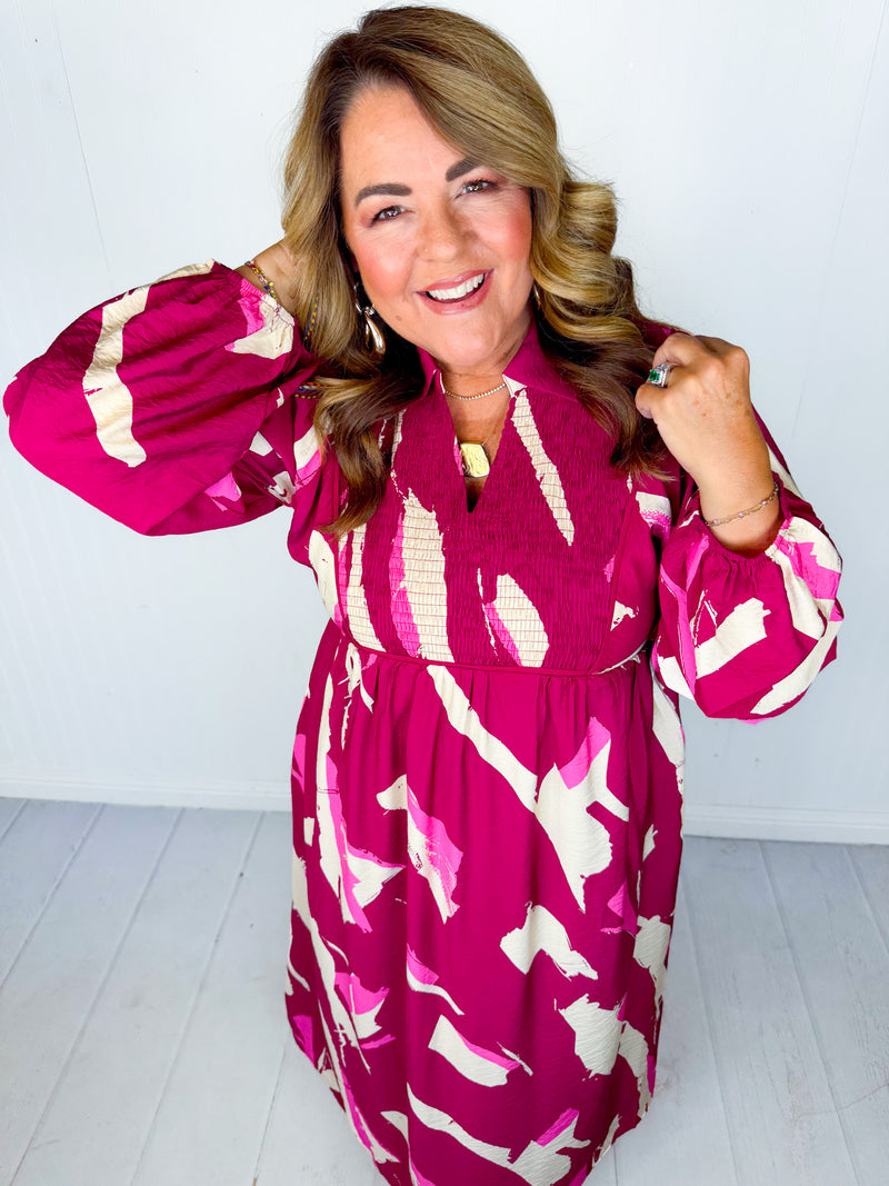 Magenta Moment Maxi Dress