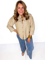 Mocha Moments Button Down