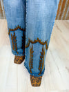 Western Winds Studded Embroidered Jeans