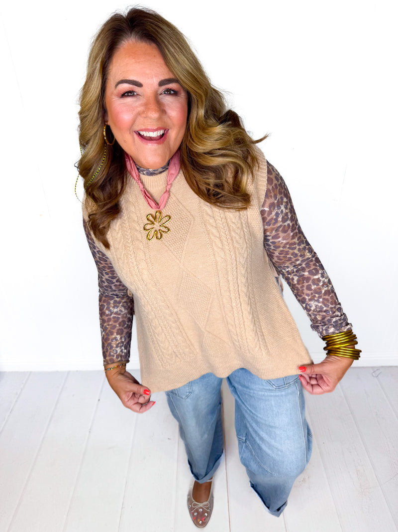 Latte Love Layering Sweater Top