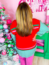 QOS- Sleigh Queen Striped Top