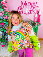 QOS- Christmas Candyland Knit Sweater