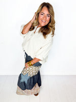 Jackie Textured Button Down Top