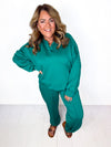 Erica Leisure Jogger Set, Peacock