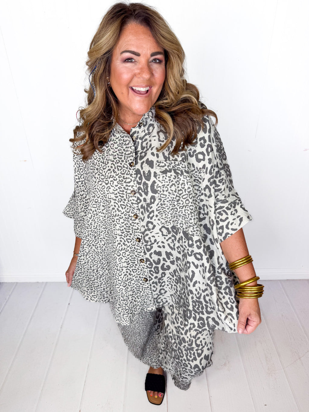 Heather Living For Leopard Set