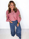 Brooke Floral Embroidered Top