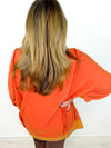 Wild Side Pullover- Burnt Orange