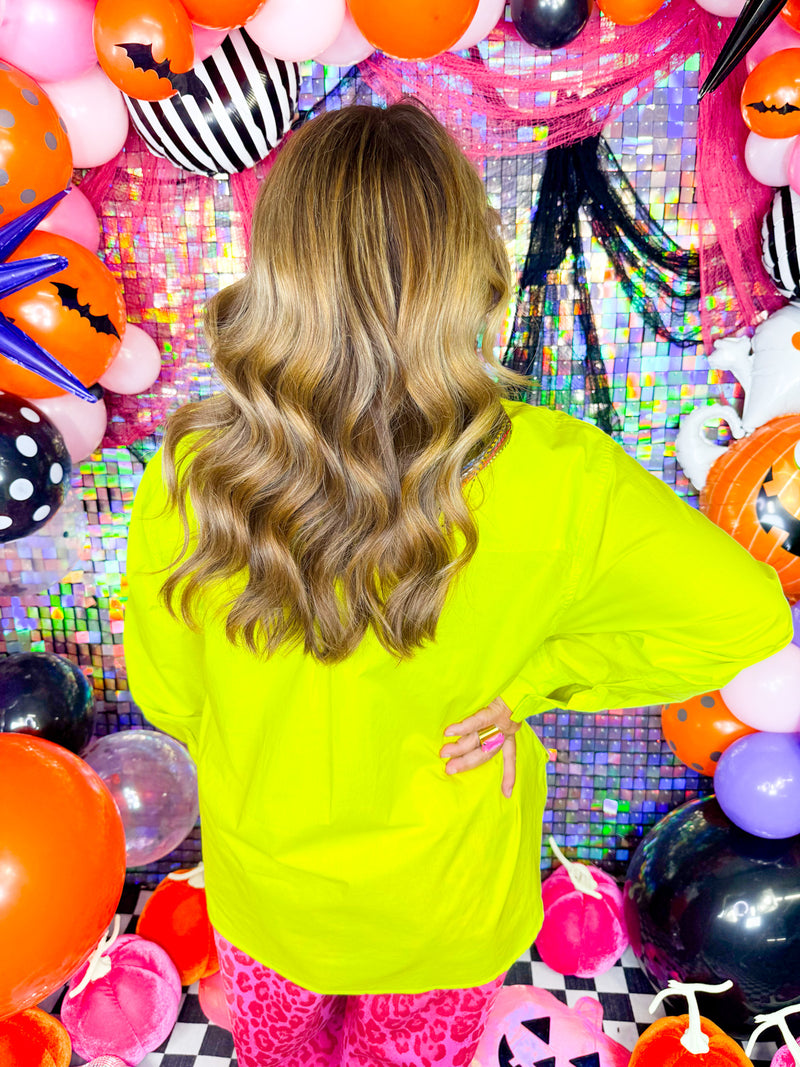 Ghoulish Glow Button Down