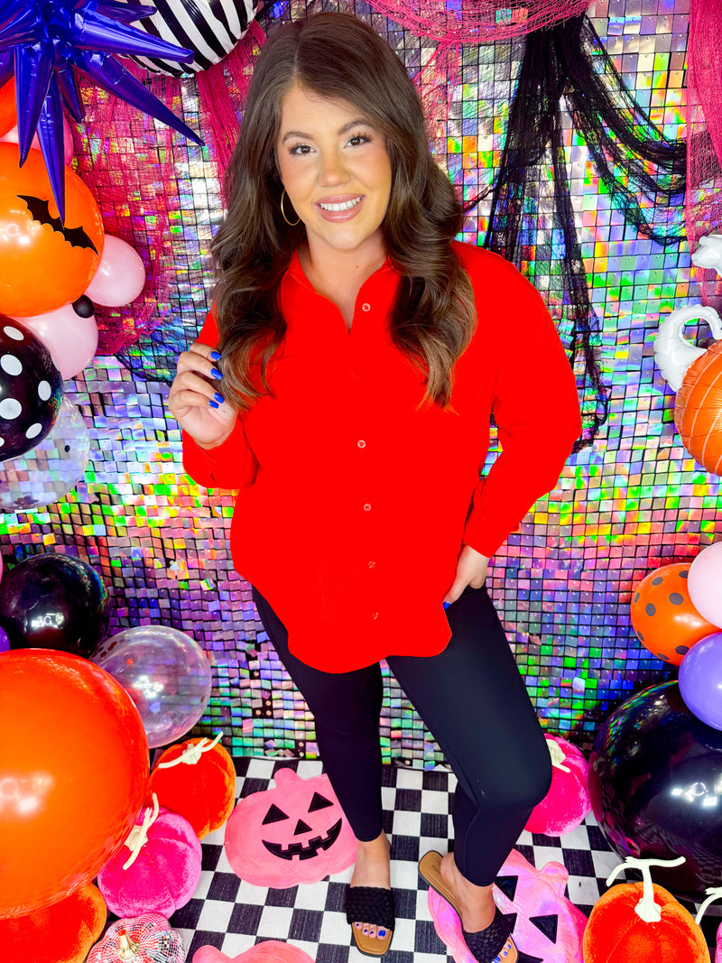 Pumpkin Patch Button Down