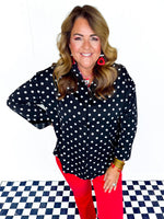 Kathryn Button Down- Polka Dot