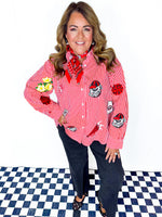QOS- Licensed UGA- Icon Stripe Button Down