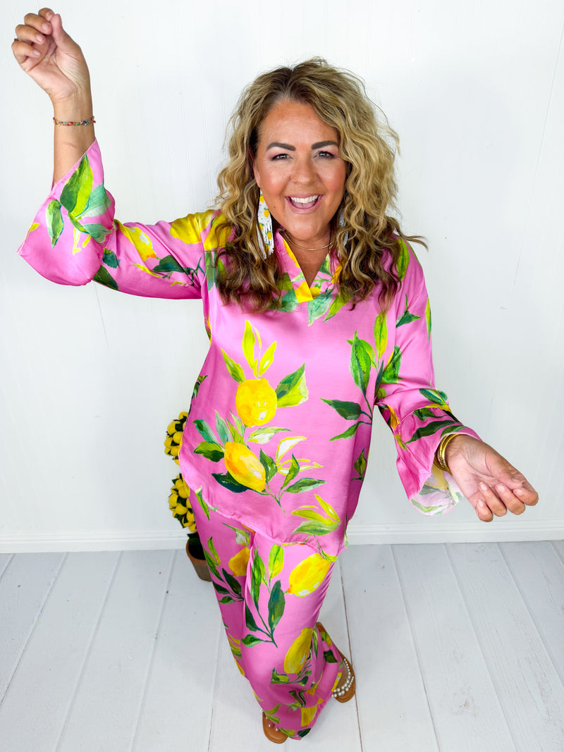 Pink Lemonade Pants Set