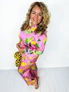 Pink Lemonade Pants Set