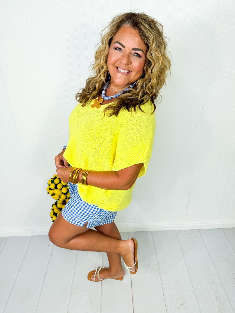 Sunny Squeeze Sweater Top
