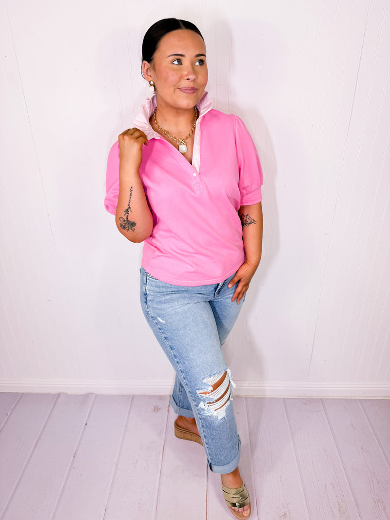 Pink Peony Top