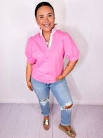 Pink Peony Top