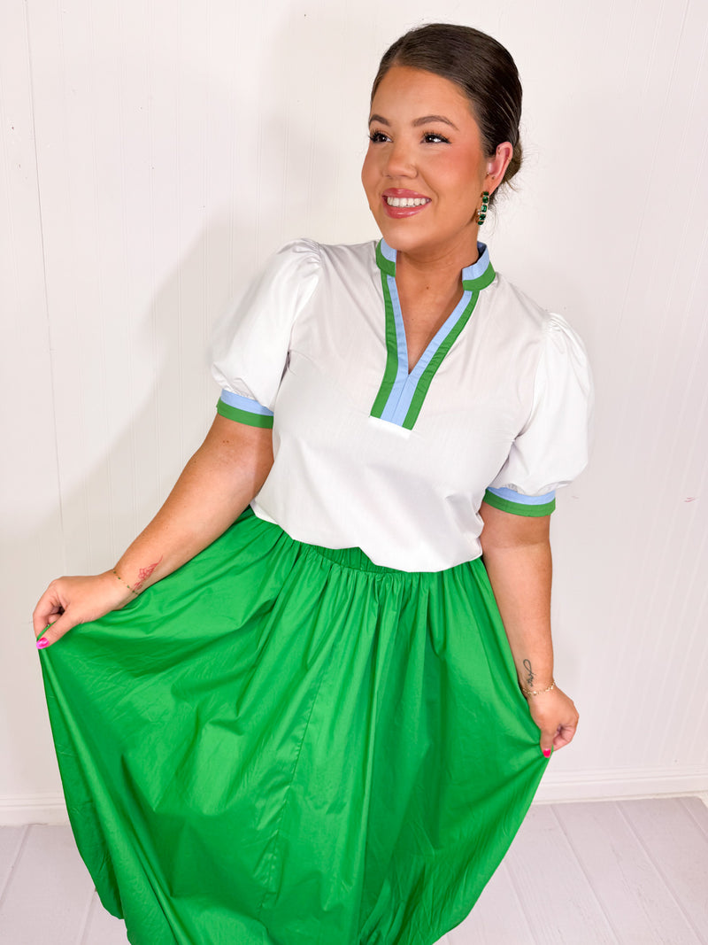 May Magic Midi Bubble Skirt