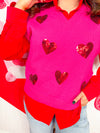 Heart of Pink Sweater Vest