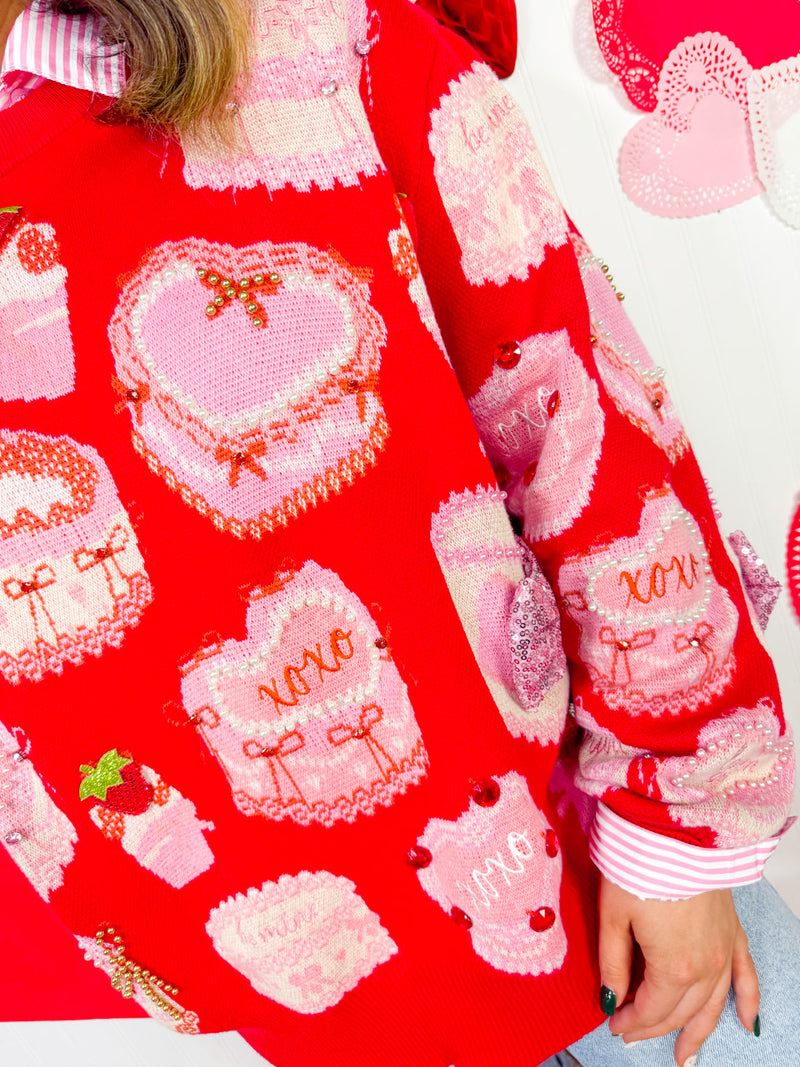 Queen of Sparkles- Cakes and Pastries Sweater