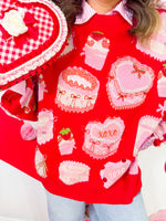 Queen of Sparkles- Cakes and Pastries Sweater