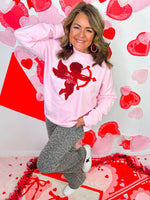 Struck By Cupid French Terry Pullover