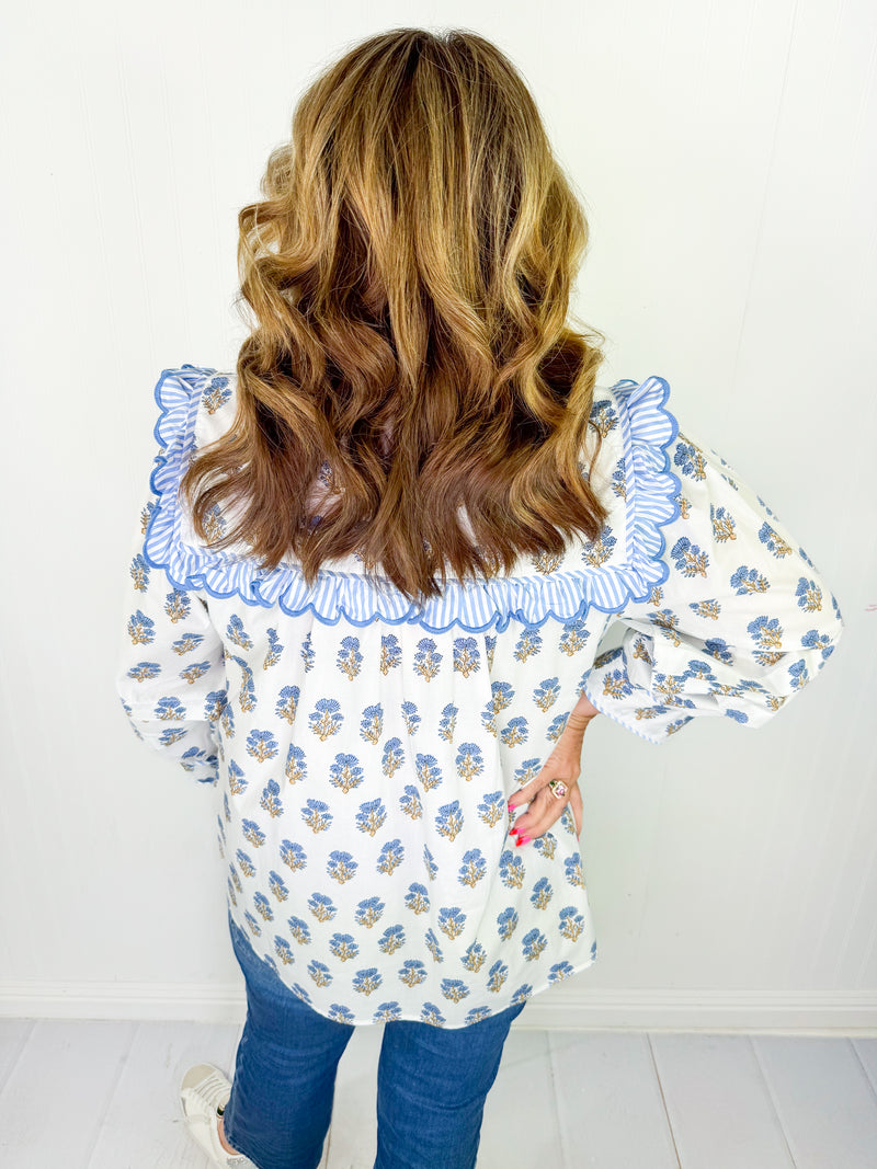 Oceans of Florals Top