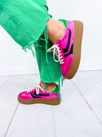 Steve Madden-Dodge- Pink Multi Sneaker