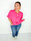 Bows and Bubbles Top - Pink