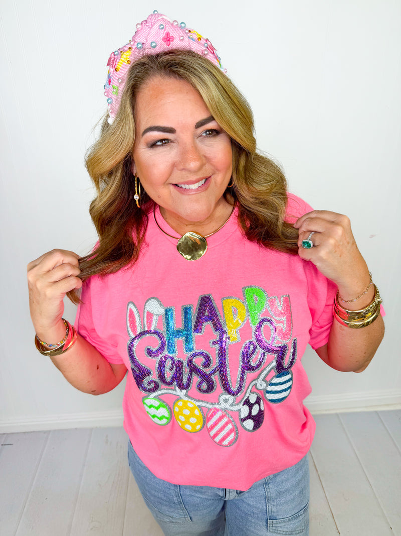 Happy Easter Sequin Tee