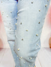 Mica- Denim & Pearls High Rise Jeans